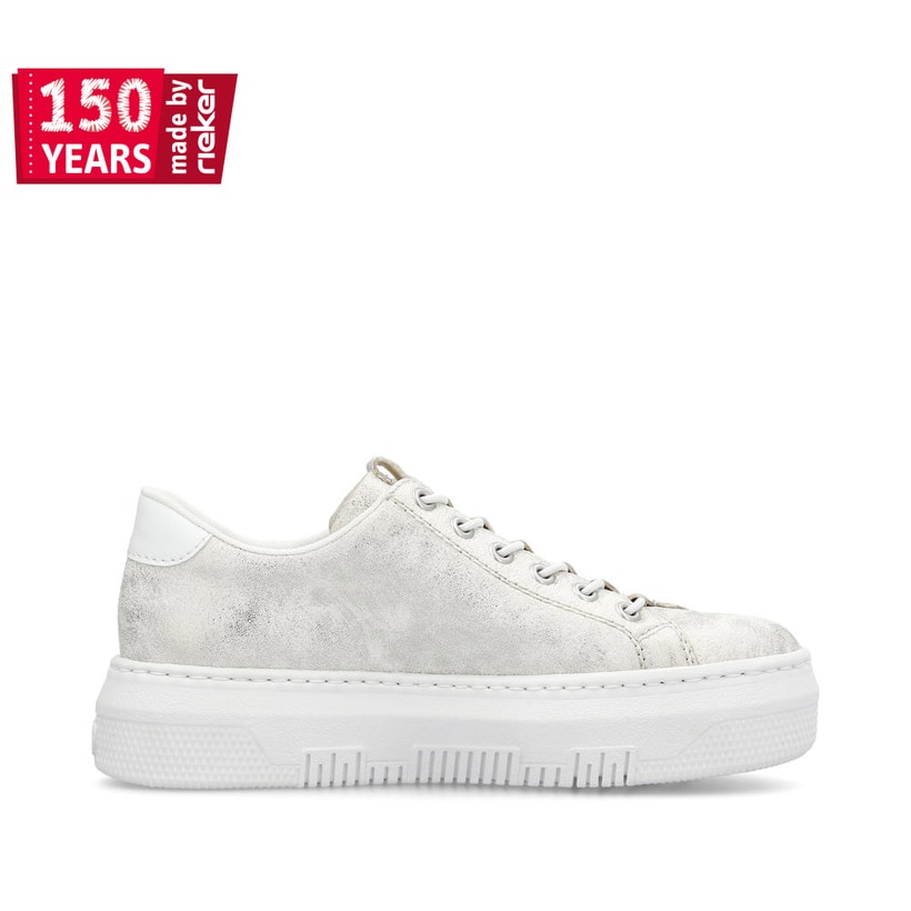 Rieker Artikelnummer M1953-60 Rieker Damen Sneaker Low grauweiss Meist gekauft