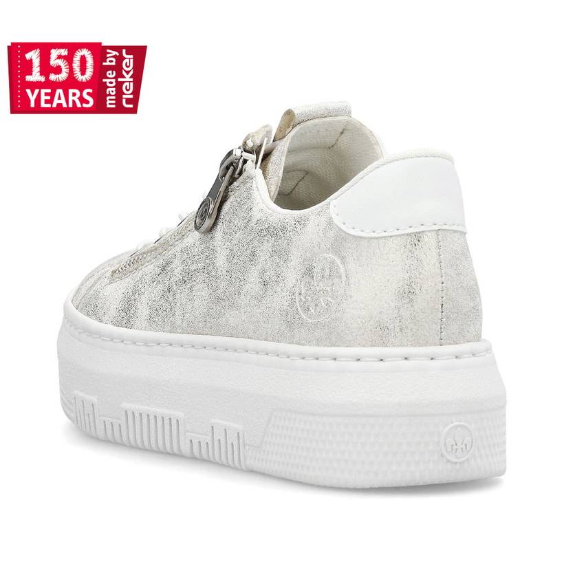 Rieker Artikelnummer M1953-60 Rieker Damen Sneaker Low grauweiss Meist gekauft