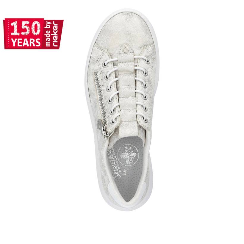 Rieker Artikelnummer M1953-60 Rieker Damen Sneaker Low grauweiss Meist gekauft