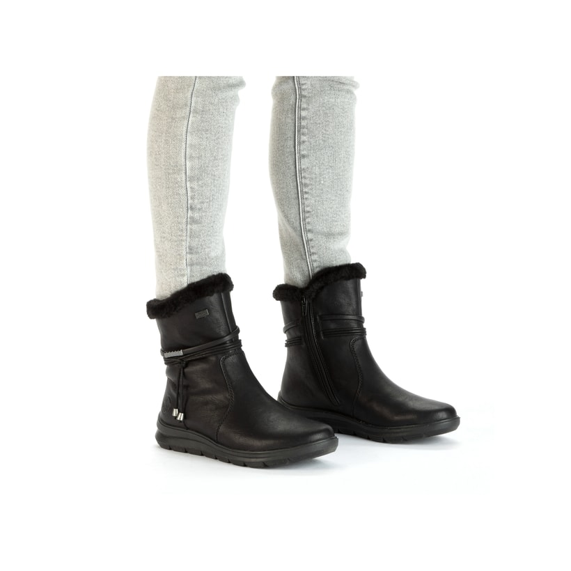 Rieker Artikelnummer Z0070-00 Rieker Damen Kurzstiefel tiefschwarz Blitzverkäufe