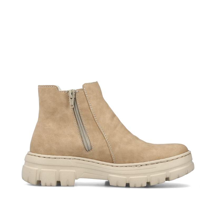 Rieker Artikelnummer Z7465-60 Rieker Damen Chelsea Boots sandbeige Kostenloser Versand