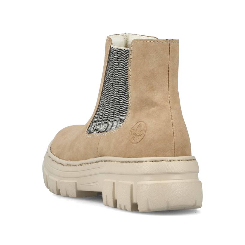 Rieker Artikelnummer Z7465-60 Rieker Damen Chelsea Boots sandbeige Kostenloser Versand