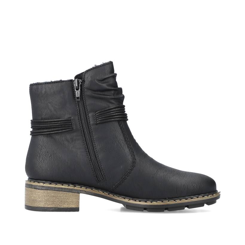 Rieker Artikelnummer 77263-00 Rieker Damen Kurzstiefel nachtschwarz Fabrik Onlineshop