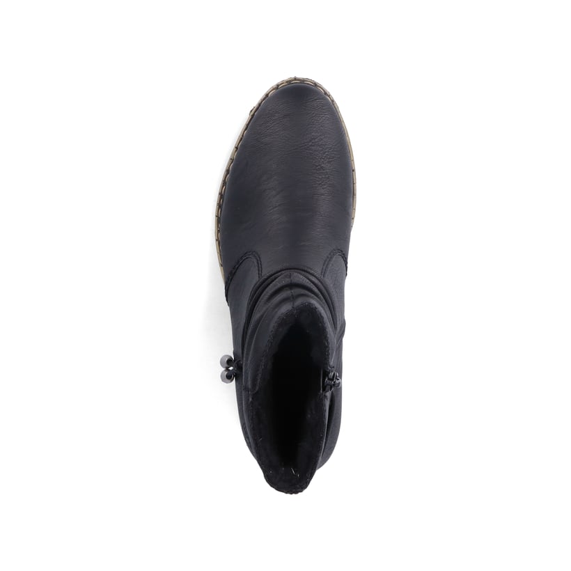 Rieker Artikelnummer 77263-00 Rieker Damen Kurzstiefel nachtschwarz Fabrik Onlineshop