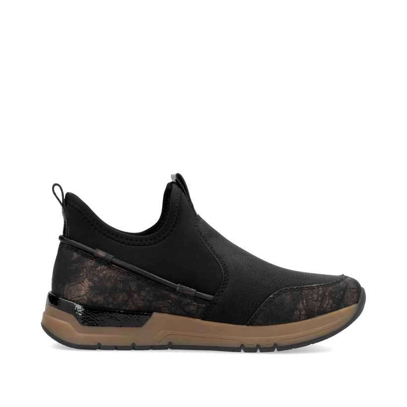 Rieker Artikelnummer 58954-00 Rieker Damen Slipper urbanschwarz Fabrikpreis