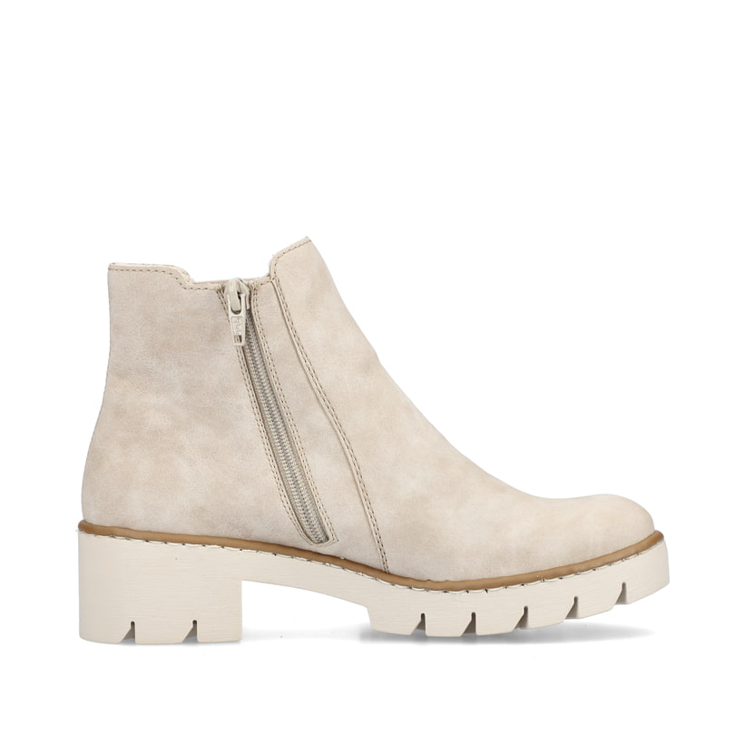 Rieker Artikelnummer X5772-60 Rieker Damen Chelsea Boots hellbeige Rabatt