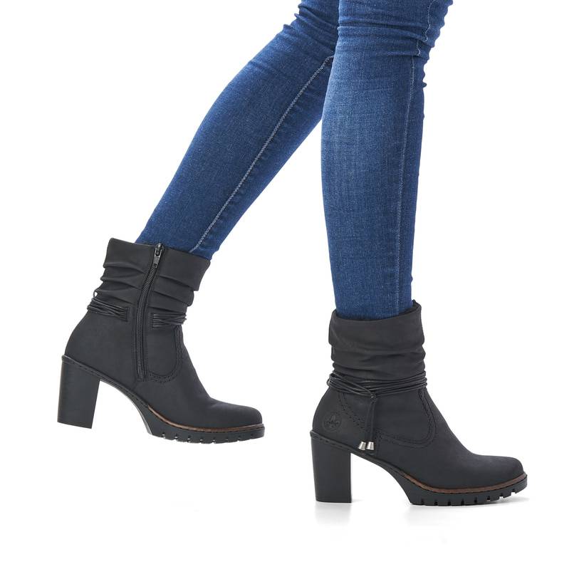 Rieker Artikelnummer Y2591-01 Rieker Damen Stiefeletten tiefschwarz Begrenztes Angebot