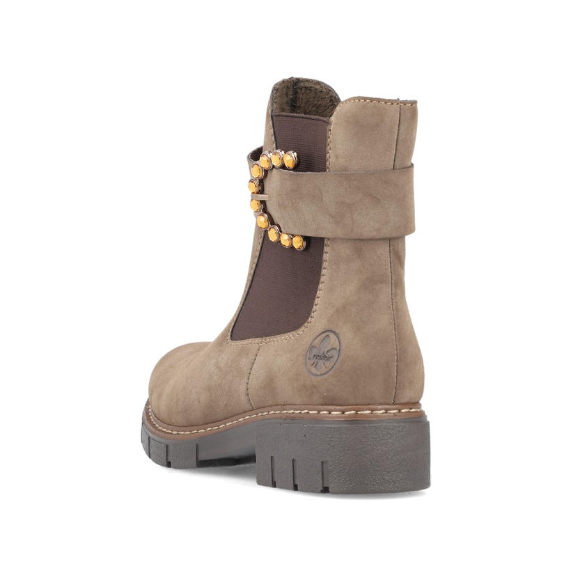Rieker Artikelnummer Z3564-25 Rieker Damen Chelsea Boots beigebraun Online Shopping