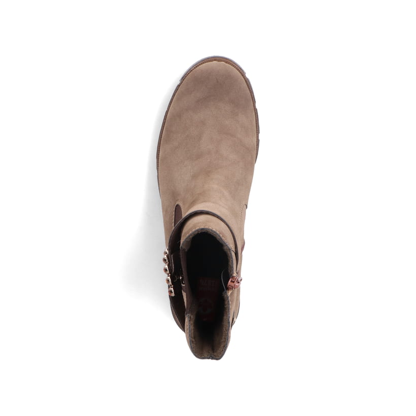 Rieker Artikelnummer Z3564-25 Rieker Damen Chelsea Boots beigebraun Online Shopping
