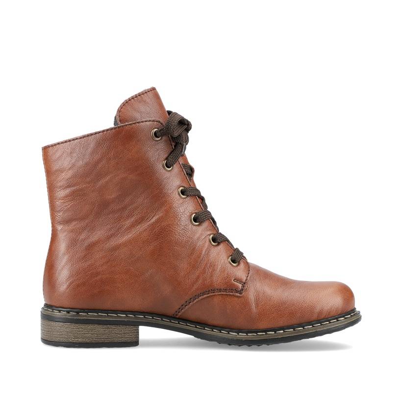 Rieker Artikelnummer 71204-22 Rieker Damen Schnürstiefel kastanienbraun Preisnachlass