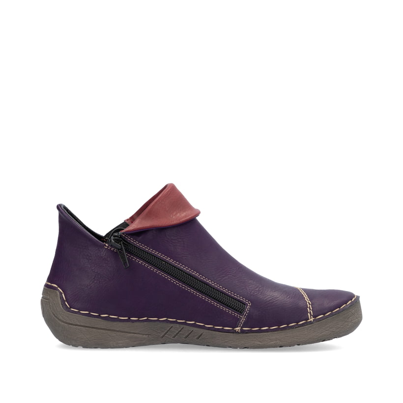 Rieker Artikelnummer 72581-30 Rieker Damen Kurzstiefel purpur Saisonschlussverkauf
