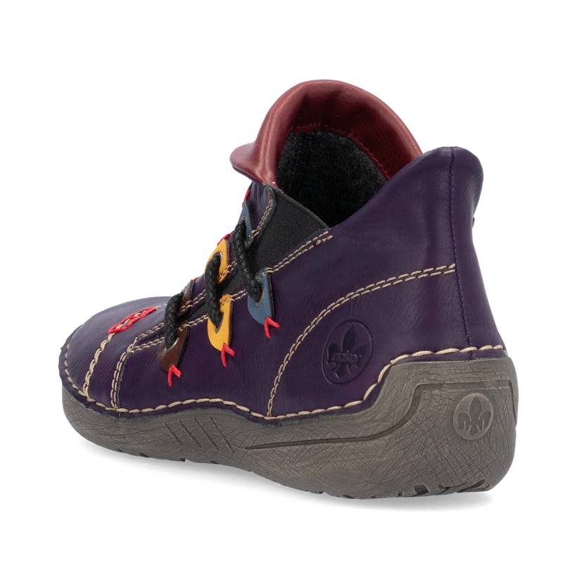 Rieker Artikelnummer 72581-30 Rieker Damen Kurzstiefel purpur Saisonschlussverkauf