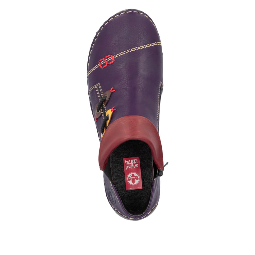 Rieker Artikelnummer 72581-30 Rieker Damen Kurzstiefel purpur Saisonschlussverkauf