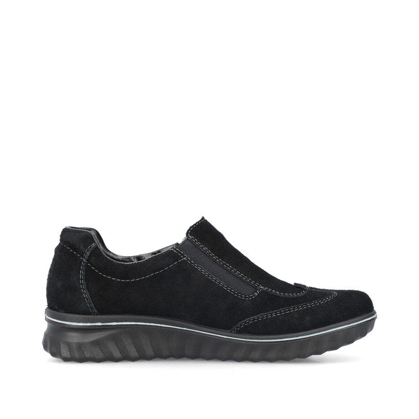 Rieker Artikelnummer 59071-00 Rieker Damen Slipper asphaltschwarz Black Friday