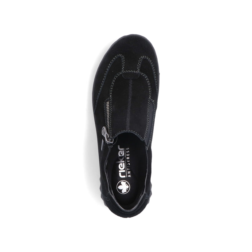 Rieker Artikelnummer 59071-00 Rieker Damen Slipper asphaltschwarz Black Friday