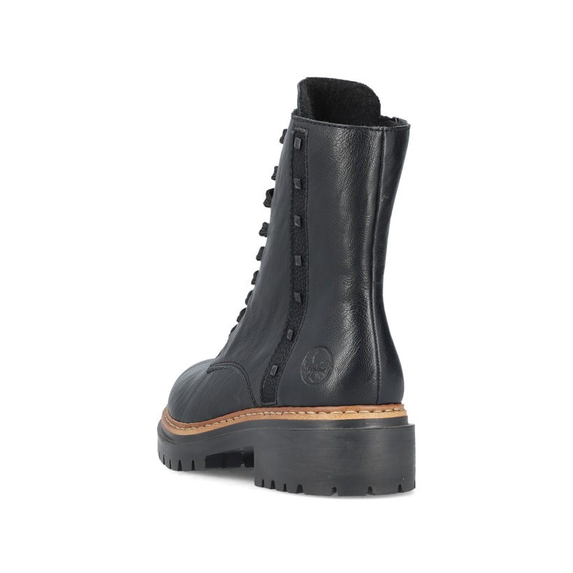 Rieker Artikelnummer 72647-00 Rieker Damen Biker Boots asphaltschwarz Cyber Monday