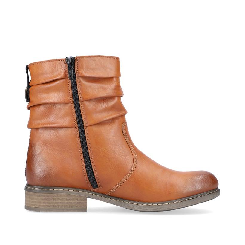 Rieker Artikelnummer Z4180-22 Rieker Damen Kurzstiefel karamellbraun Weihnachtsangebot