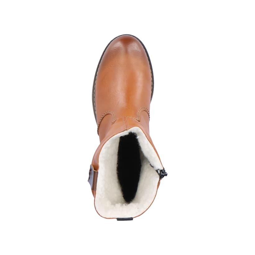 Rieker Artikelnummer Z4180-22 Rieker Damen Kurzstiefel karamellbraun Weihnachtsangebot