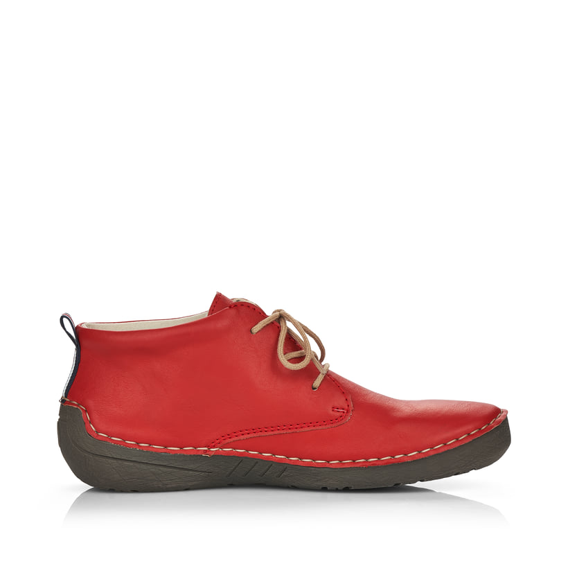Rieker Artikelnummer 52522-33 Rieker Damen Schnürschuhe rubinrot Valentinstagsangebot