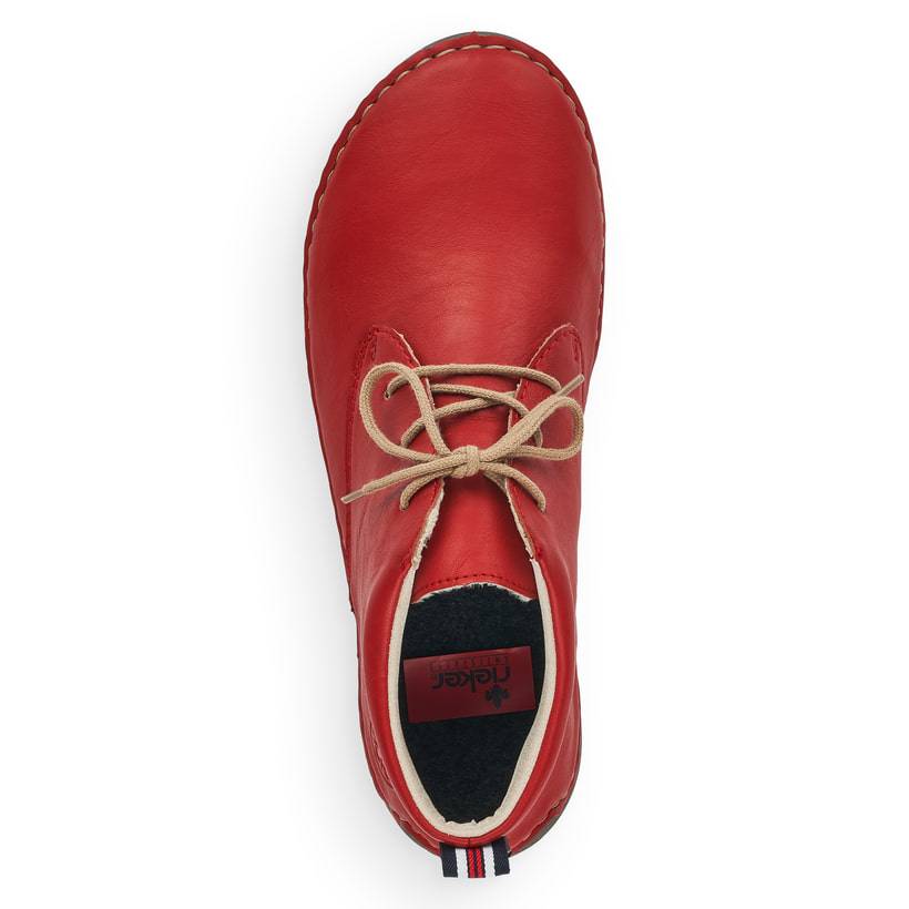 Rieker Artikelnummer 52522-33 Rieker Damen Schnürschuhe rubinrot Valentinstagsangebot