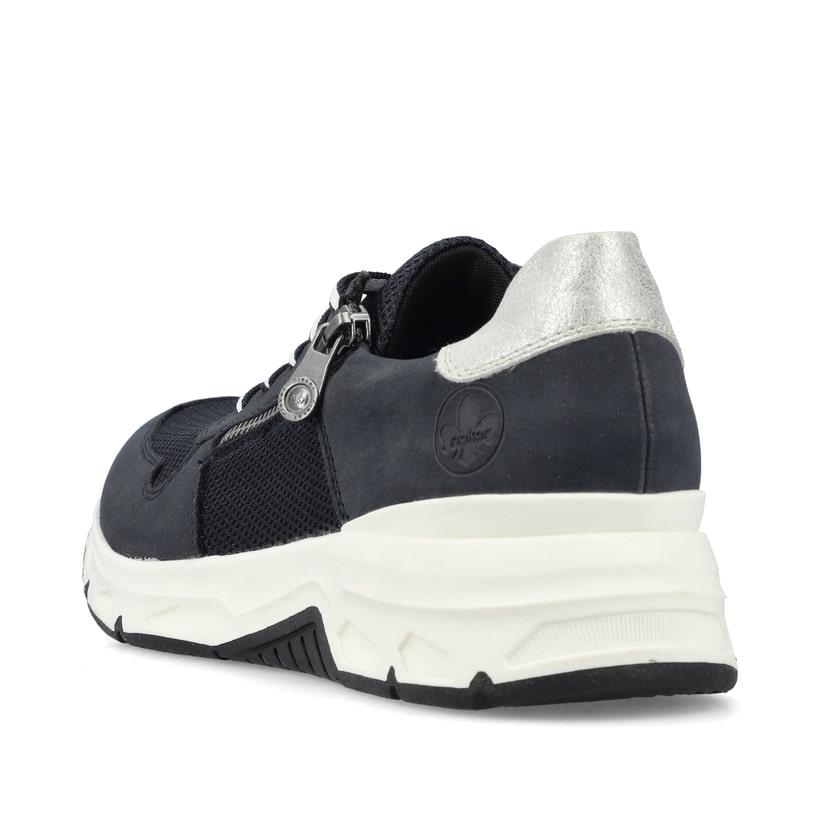 Rieker Artikelnummer 48135-14 Rieker Damen Sneaker Low stahlblau Heißer Verkauf