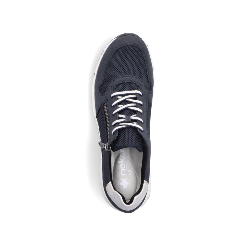 Rieker Artikelnummer 48135-14 Rieker Damen Sneaker Low stahlblau Heißer Verkauf