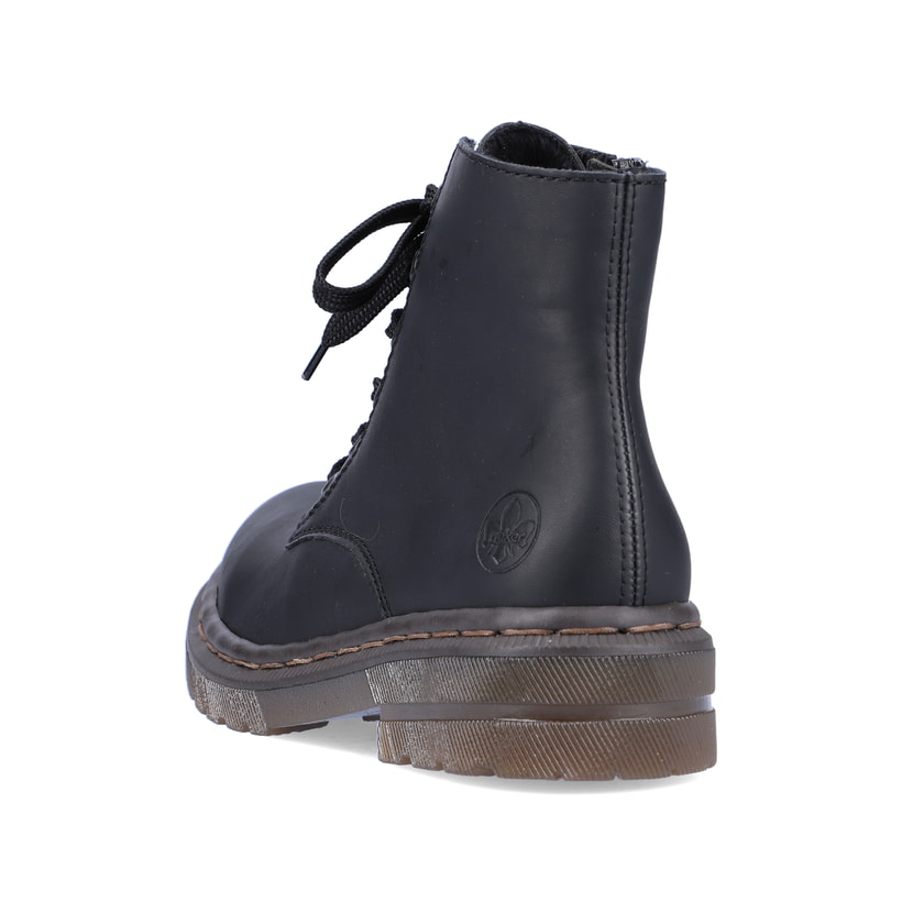 Rieker Artikelnummer 78240-00 Rieker Damen Schnürstiefel carbonschwarz Neueste Mode
