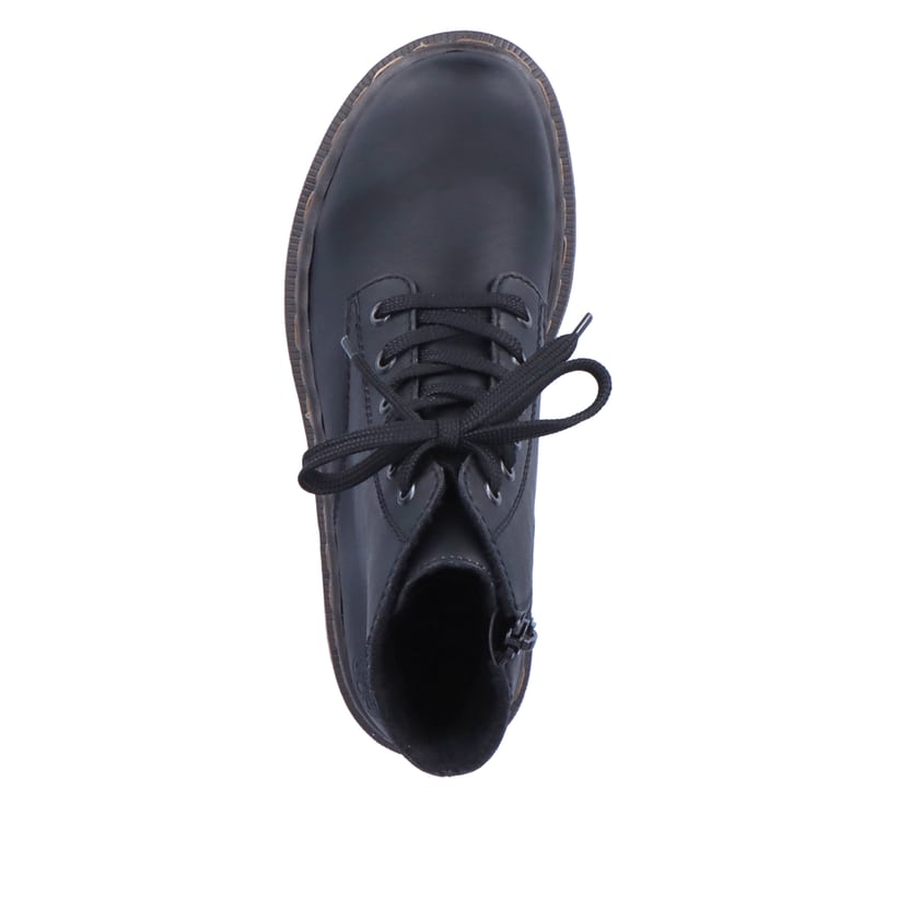 Rieker Artikelnummer 78240-00 Rieker Damen Schnürstiefel carbonschwarz Neueste Mode