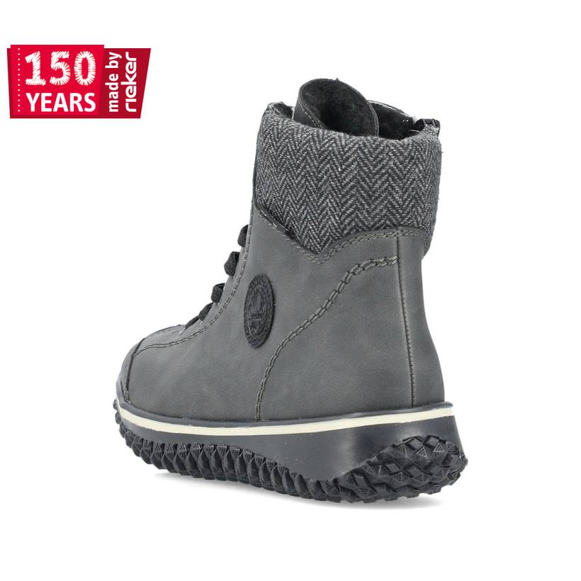 Rieker Artikelnummer Z4251-45 Rieker Damen Schnürstiefel carbongrau Zeitlich begrenztes Angebot