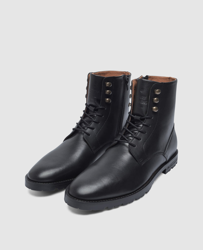 Shoepassion Wallace PDB Derby Boot in Schwarz - Henry Stevens Shoepassion Kostenloser Versand international