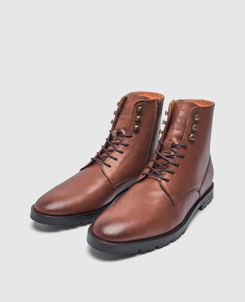 Shoepassion Wallace PDB Derby Boot in Dunkelbraun - Henry Stevens Shoepassion Fabrikladen