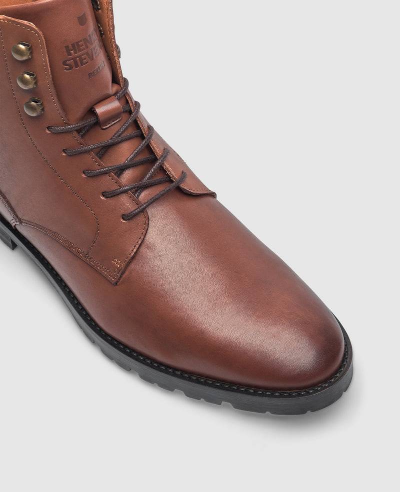 Shoepassion Wallace PDB Derby Boot in Dunkelbraun - Henry Stevens Shoepassion Fabrikladen
