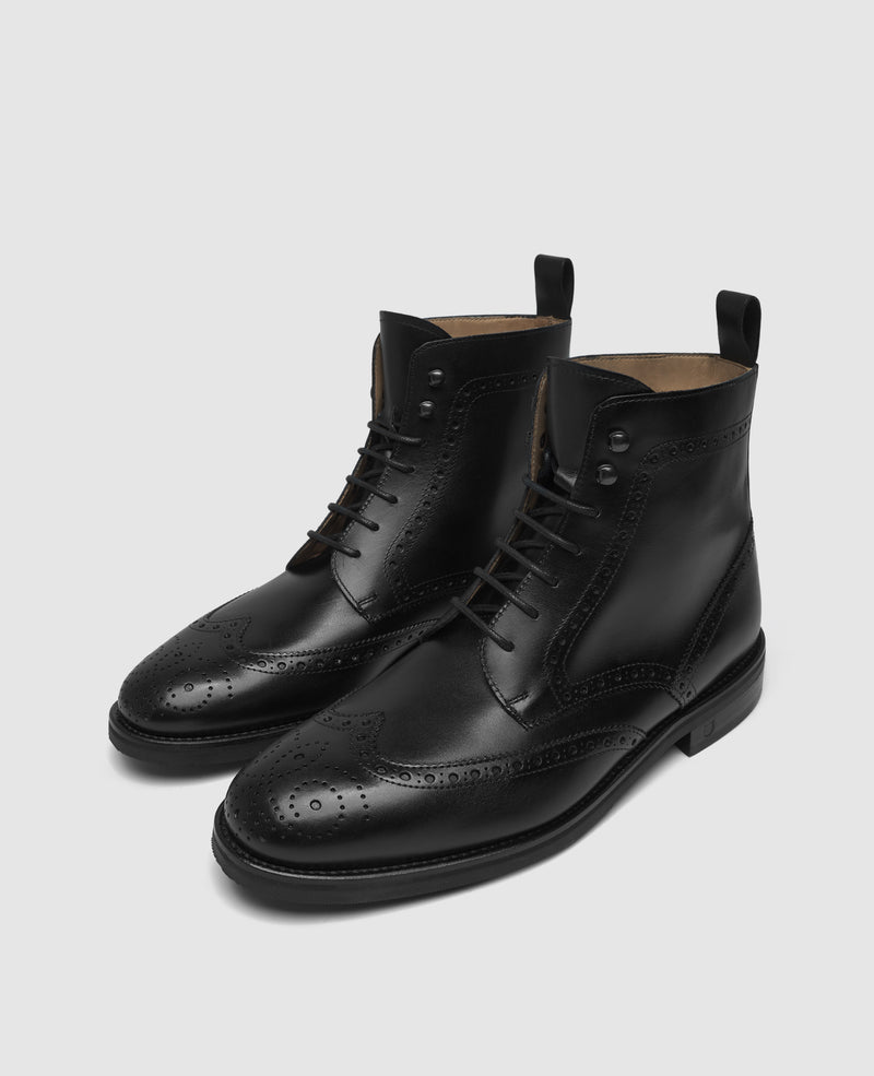 Shoepassion Winston FBDB2 Derby Boot in Schwarz - Henry Stevens Shoepassion Online