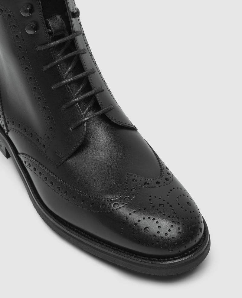 Shoepassion Winston FBDB2 Derby Boot in Schwarz - Henry Stevens Shoepassion Online