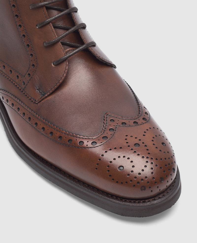 Shoepassion Winston FBDB2 Derby Boot in Mittelbraun - Henry Stevens Shoepassion Outlet