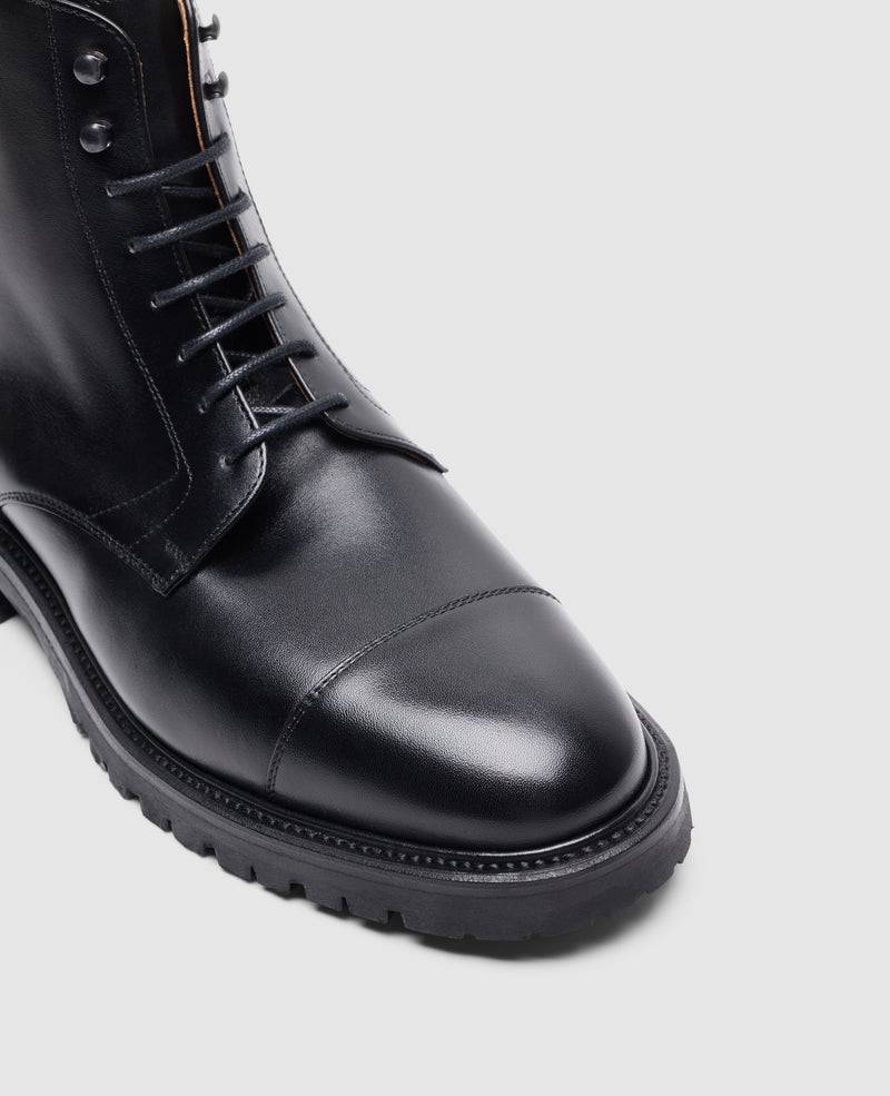 Shoepassion Jones CDB3 Derby Boot in Schwarz - Henry Stevens Shoepassion Auslauf
