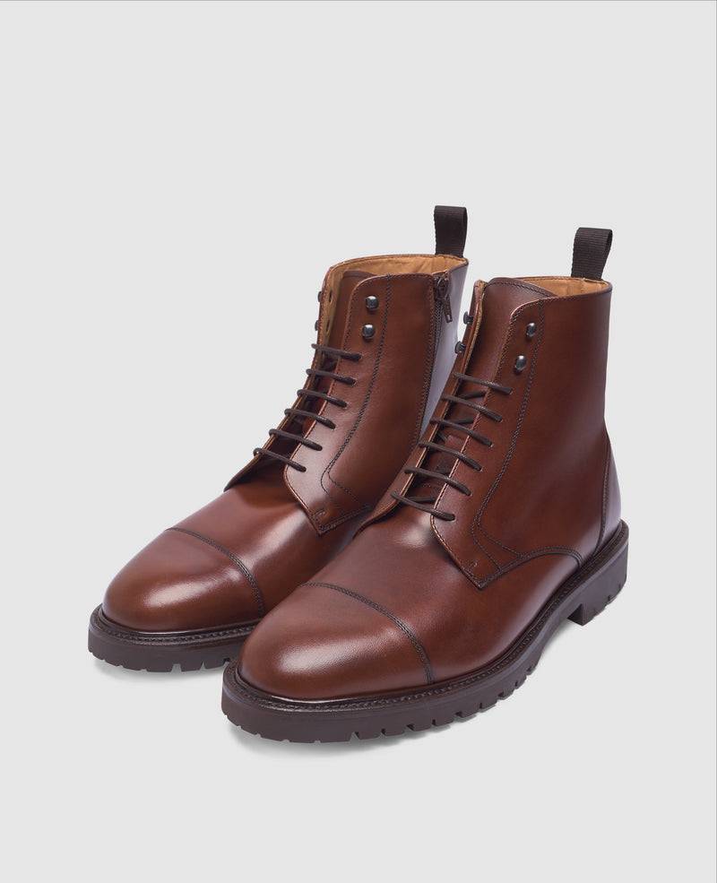 Shoepassion Jones CDB3 Derby Boot in Mittelbraun - Henry Stevens Shoepassion Verkauf
