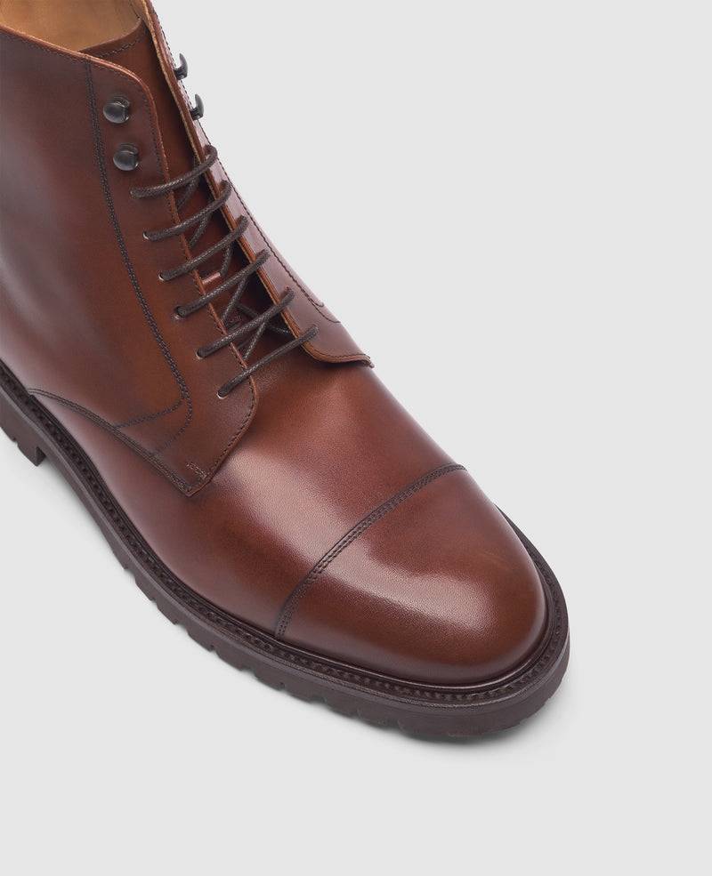 Shoepassion Jones CDB3 Derby Boot in Mittelbraun - Henry Stevens Shoepassion Verkauf