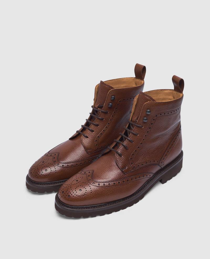Shoepassion Winston FBDB6 Derby Boot in Mittelbraun - Henry Stevens Shoepassion Valentinstagsangebot