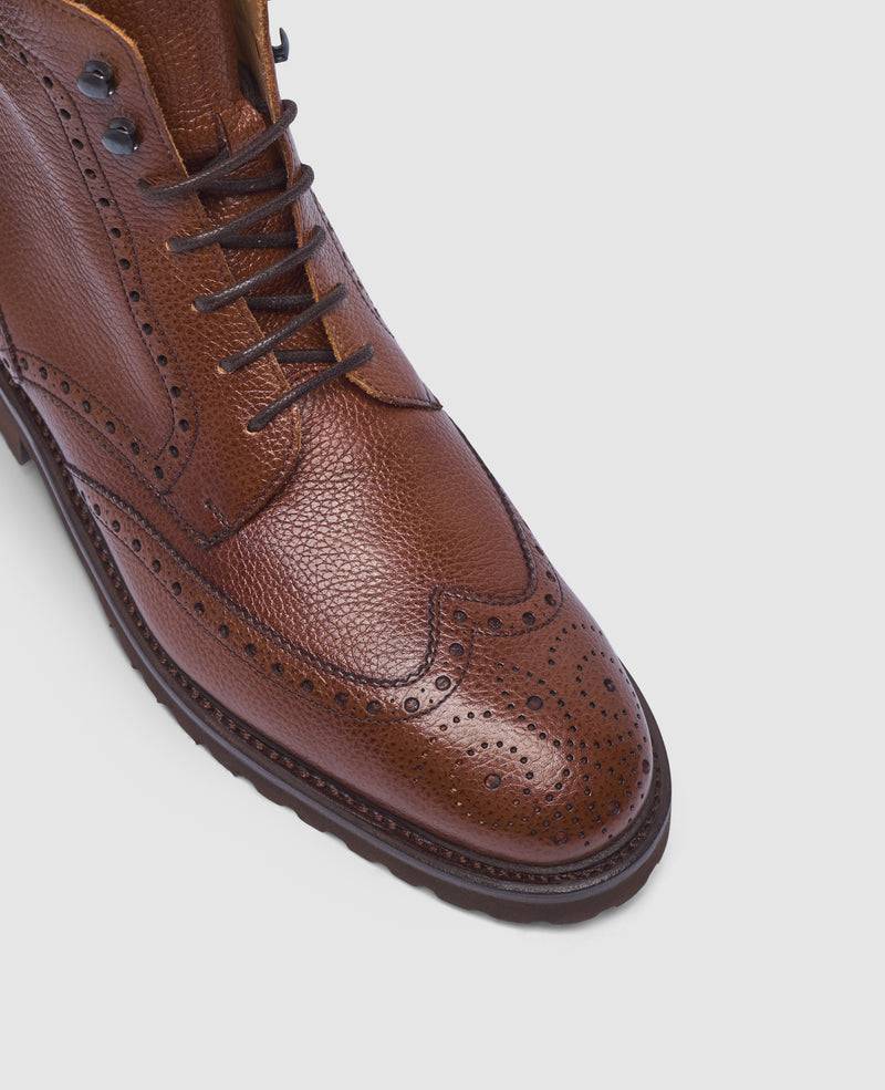 Shoepassion Winston FBDB6 Derby Boot in Mittelbraun - Henry Stevens Shoepassion Valentinstagsangebot