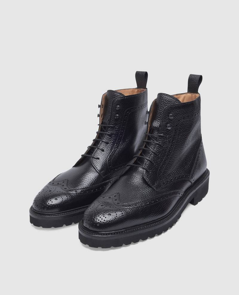 Shoepassion Winston FBDB6 Derby Boot in Schwarz - Henry Stevens Shoepassion Jubiläumsangebot