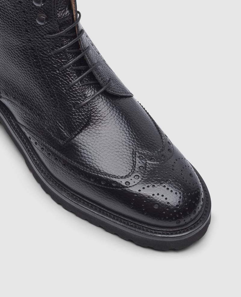 Shoepassion Winston FBDB6 Derby Boot in Schwarz - Henry Stevens Shoepassion Jubiläumsangebot