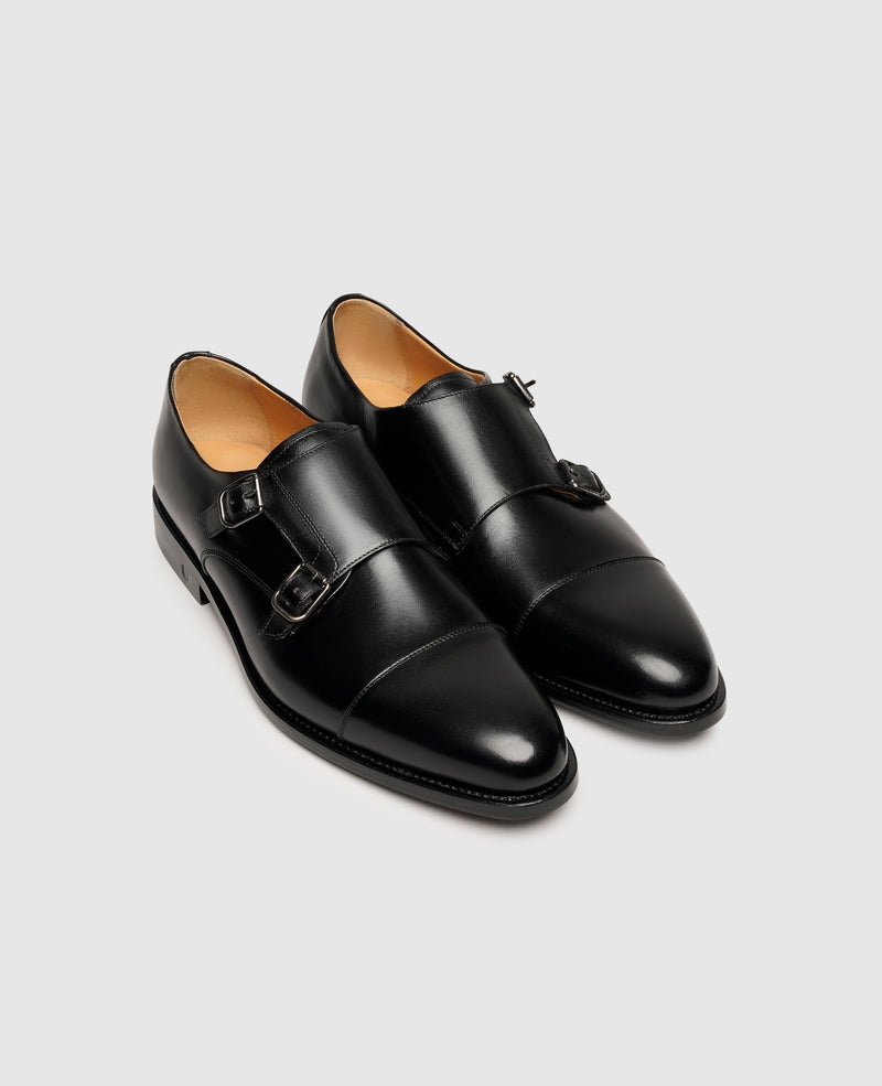 Shoepassion Rahmengenähter Doppel-Monkstrap Herrenschuh Henry Stevens Shoepassion Heißer Verkauf