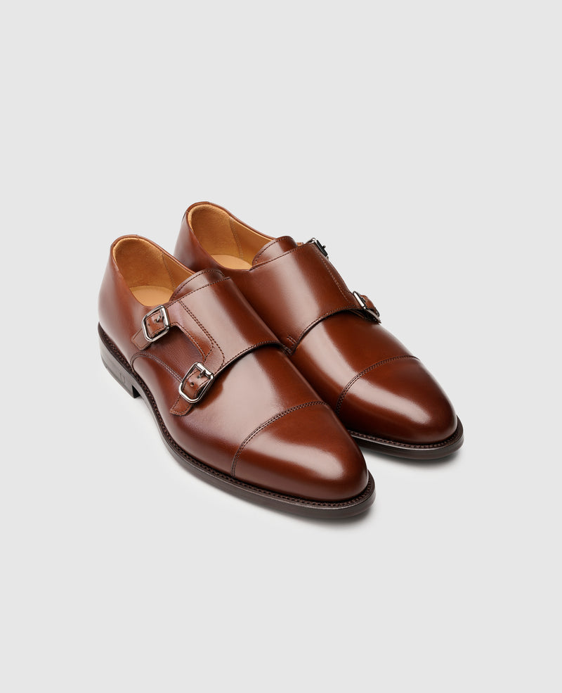 Shoepassion Rahmengenähter Doppel-Monkstrap Herrenschuh Henry Stevens Shoepassion Top Angebot