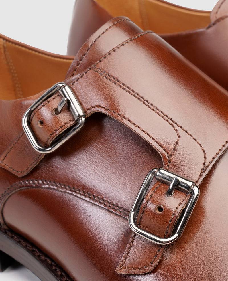 Shoepassion Rahmengenähter Doppel-Monkstrap Herrenschuh Henry Stevens Shoepassion Top Angebot