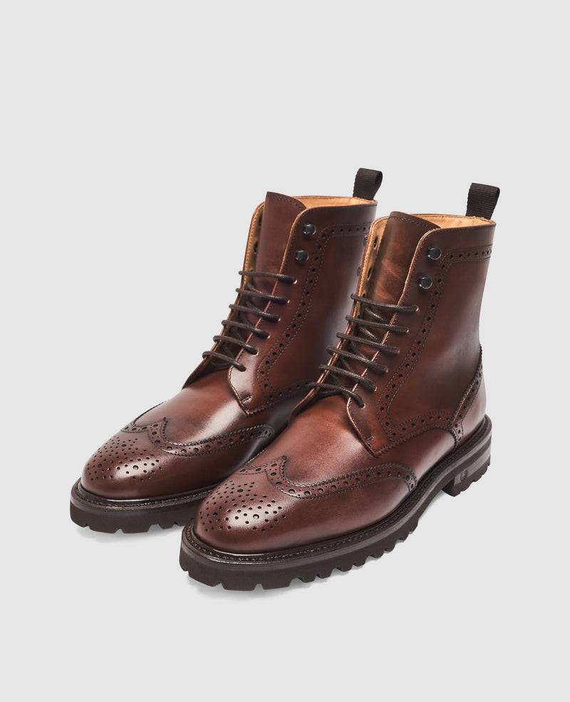 Shoepassion Bonnie FBDB5 Derby Boot in Mittelbraun - Henry Stevens Shoepassion Kauf eins, bekomm eins gratis