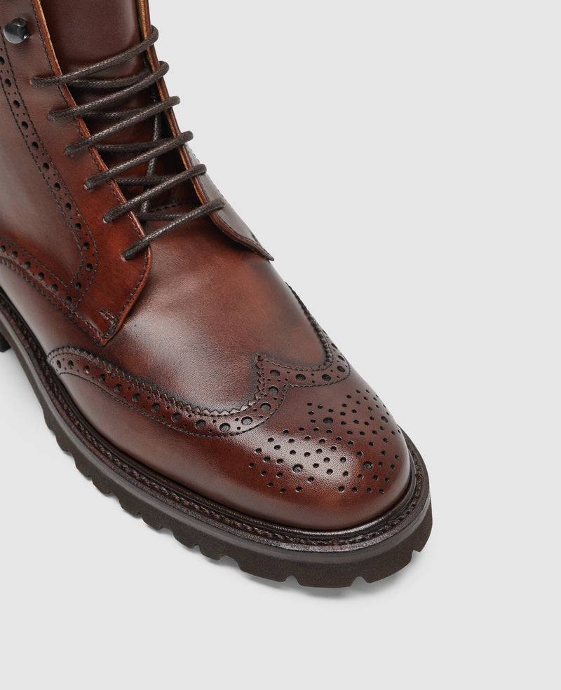 Shoepassion Bonnie FBDB5 Derby Boot in Mittelbraun - Henry Stevens Shoepassion Kauf eins, bekomm eins gratis