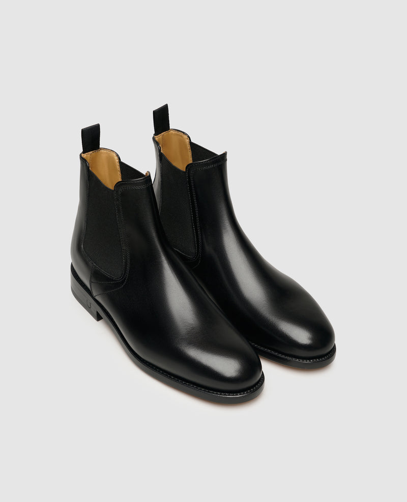 Shoepassion Rahmengenähter Damen Chelsea Boot aus Kalbsleder Henry Stevens Shoepassion Letzter Tag