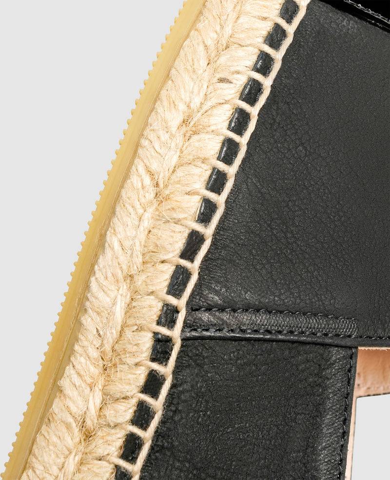 Shoepassion Damen-Espadrilles aus Nubuk und Lackleder Henry Stevens Shoepassion Vierteljährliche Förderung