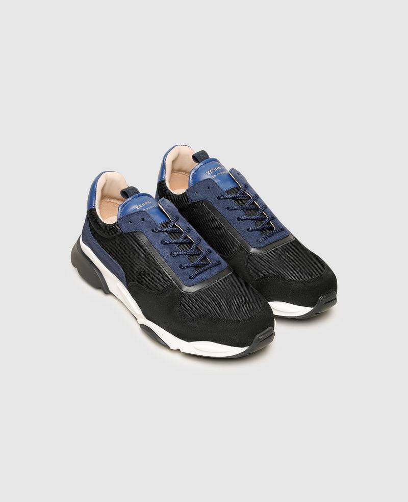 Shoepassion Dynamische Herren-Sneaker aus Leder und Textil| Zespà Shoepassion Im Verkauf